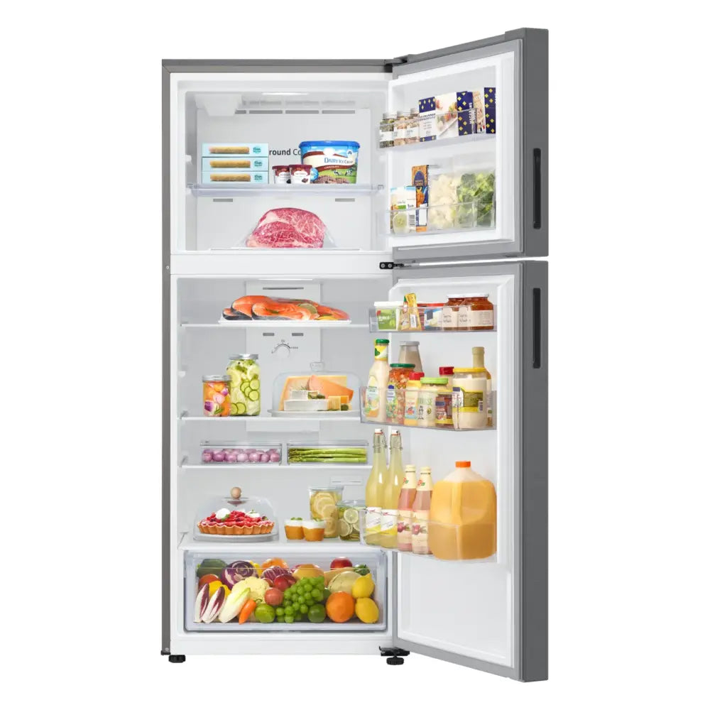 Samsung 15.6 cu. ft. Top Freezer Refrigerator with All-Around Cooling in Stainless Steel