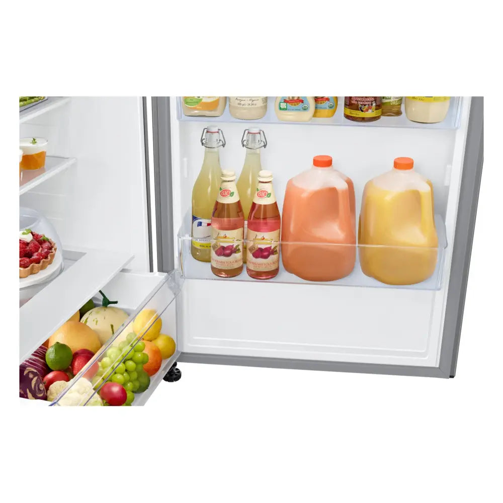 Samsung 15.6 cu. ft. Top Freezer Refrigerator with All-Around Cooling in Stainless Steel