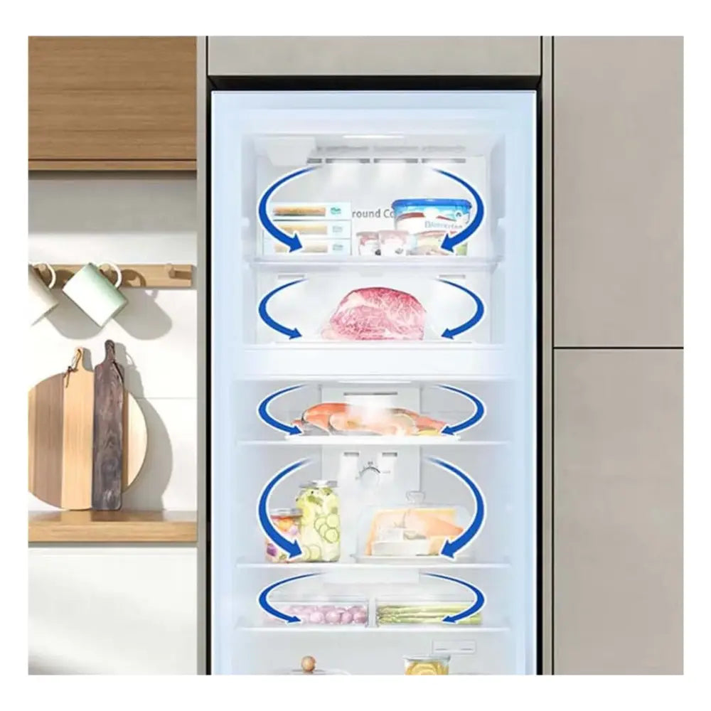 Samsung 15.6 cu. ft. Top Freezer Refrigerator with All-Around Cooling in Stainless Steel