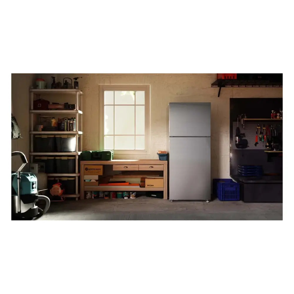 Samsung 15.6 cu. ft. Top Freezer Refrigerator with All-Around Cooling in Stainless Steel