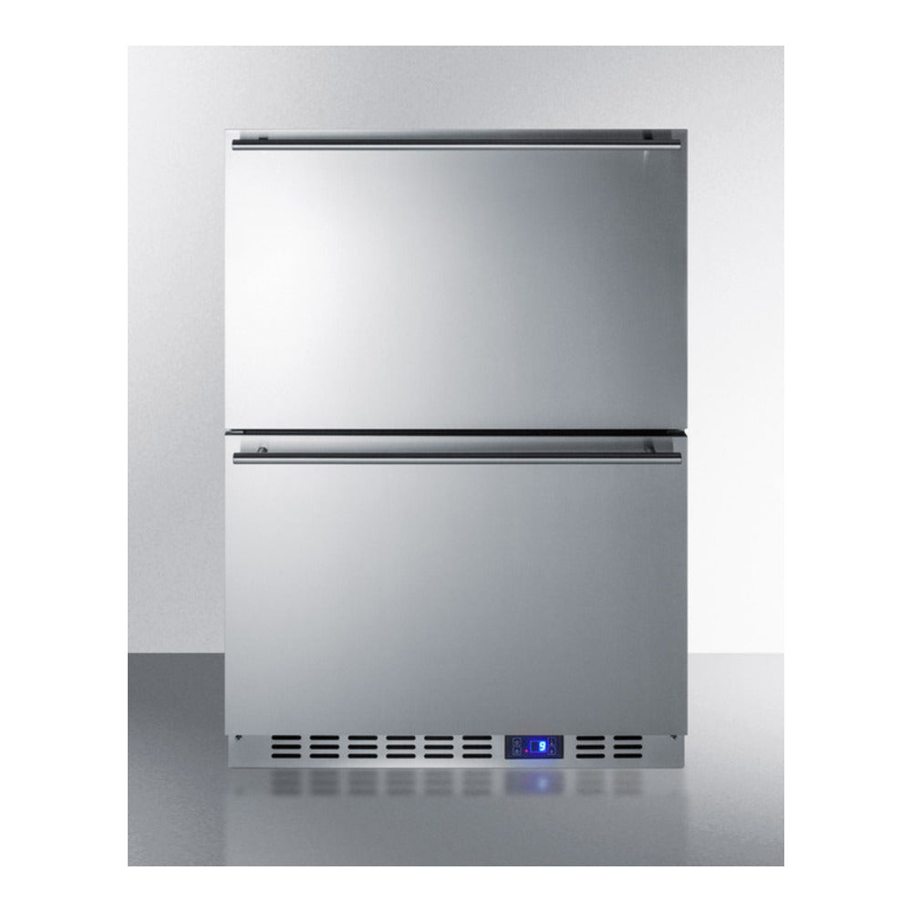 Summit 24" Wide 2-drawer All-freezer