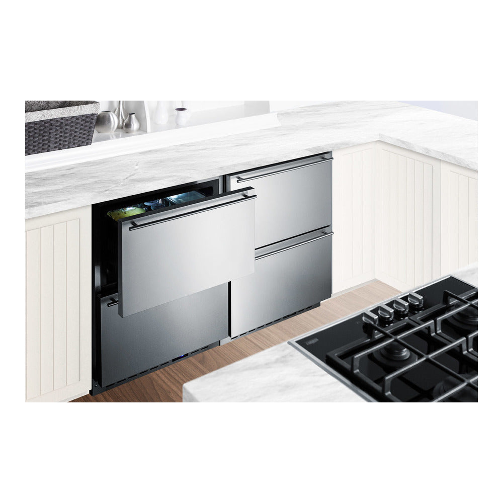 Summit 24" Wide 2-drawer All-freezer