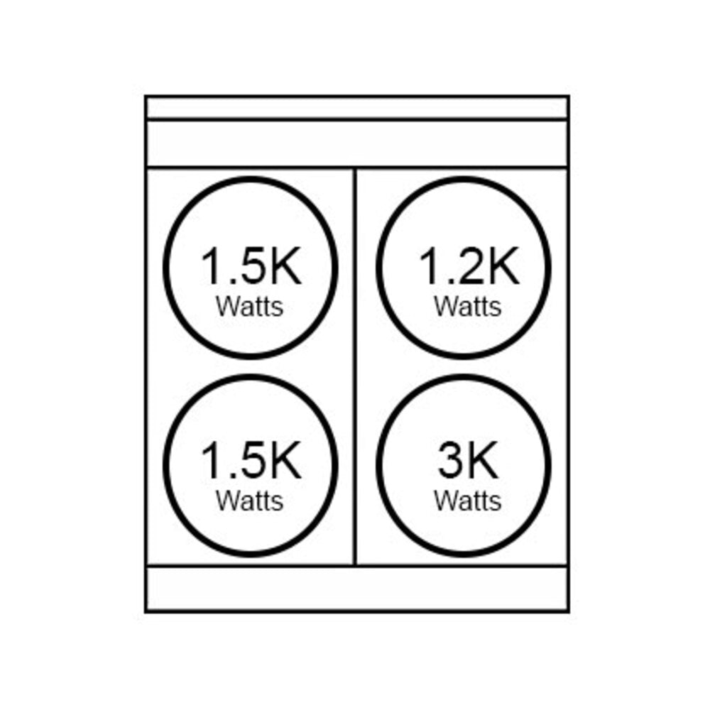 Sharp 30 in. Drop-In Radiant Cooktop with Side Accessories