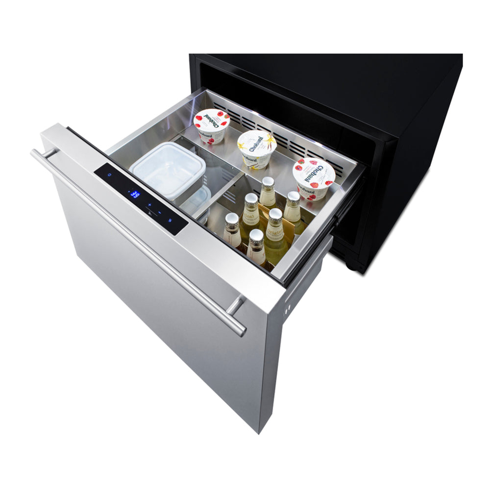 Summit 24" Wide Built-in Drawer Refrigerator