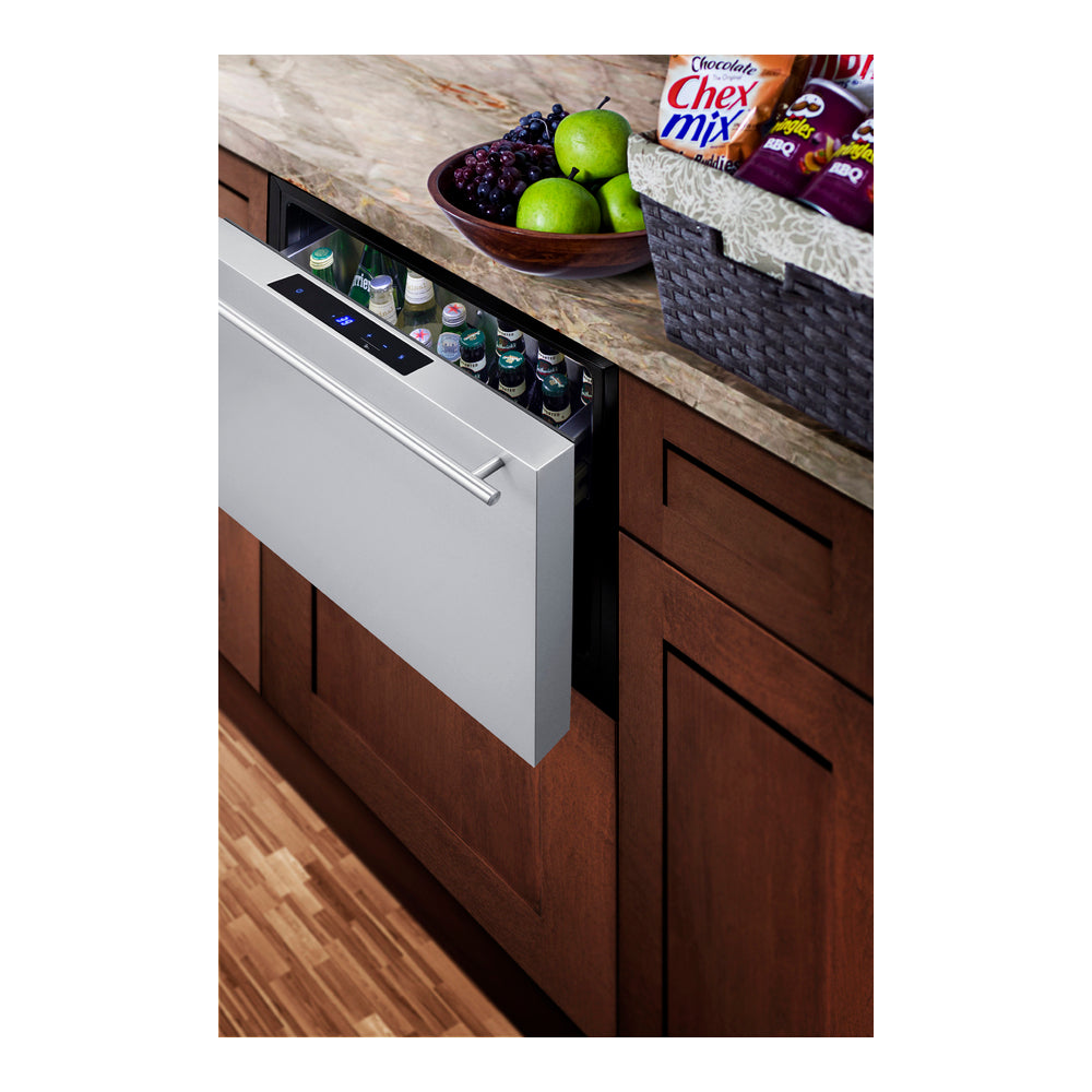 Summit 24" Wide Built-in Drawer Refrigerator