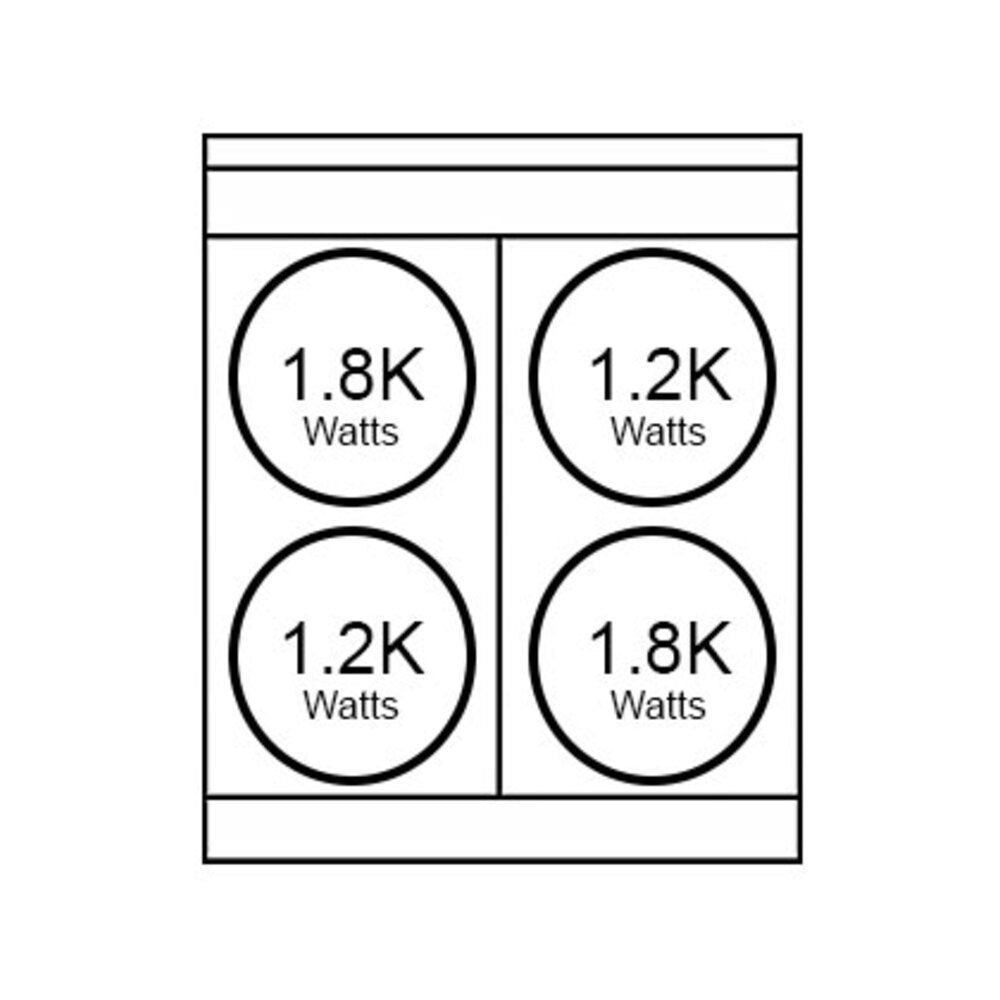 SMEG Cooktop Black SEU244ETB