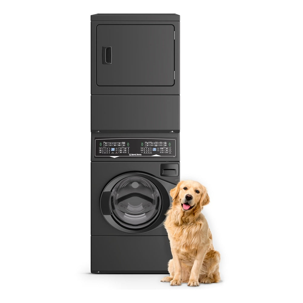 Speed Queen SF7 Stacked Washer - Gas Dryer with Pet Plus™  Sanitize  Fast Cycle Times  5-Yea