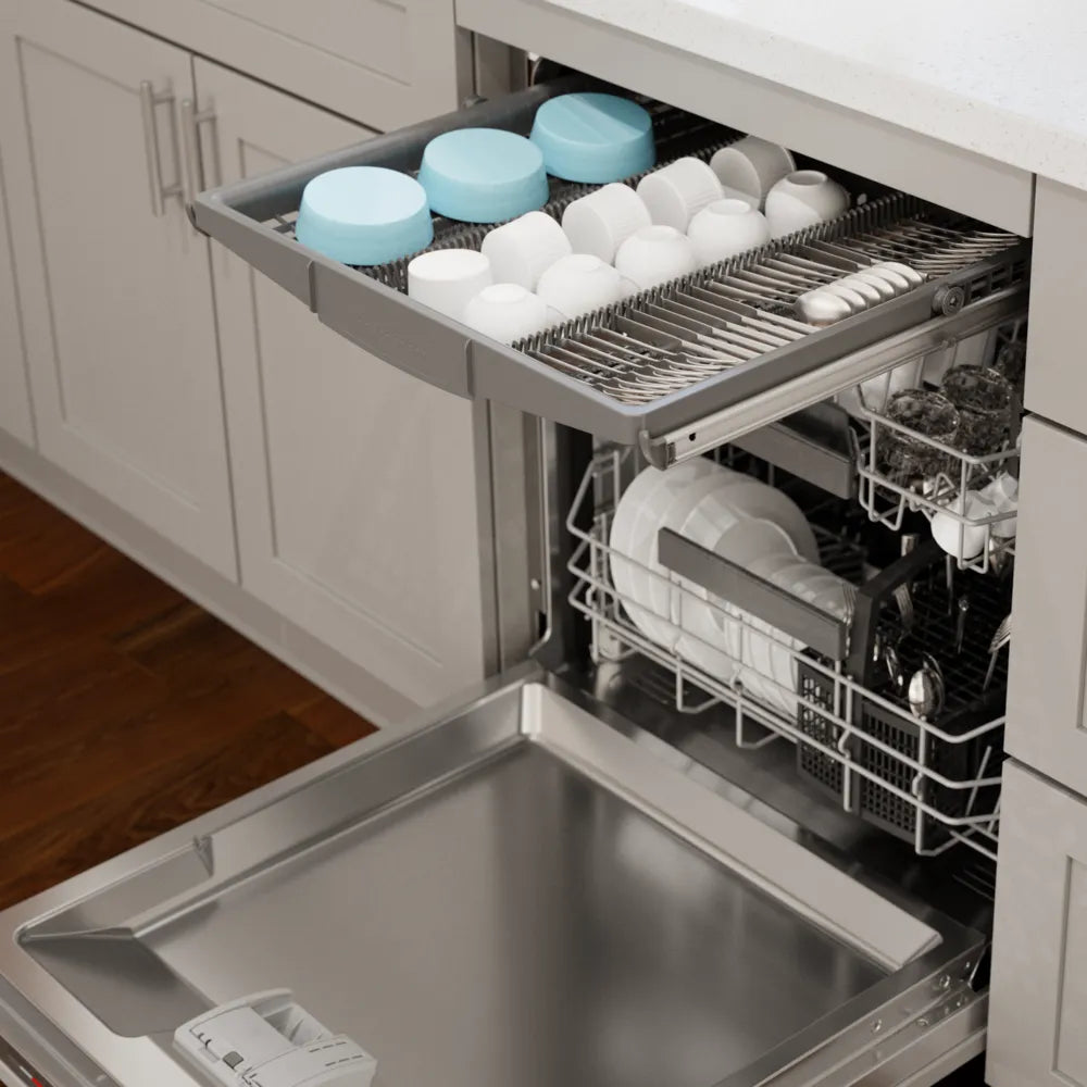 Bosch 800 Series, fully-integrated dishwasher, 24''