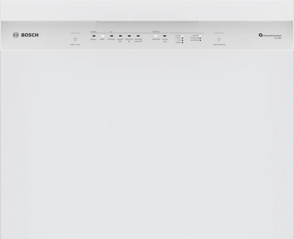 Bosch 100 Series, built-under dishwasher, 24'', White