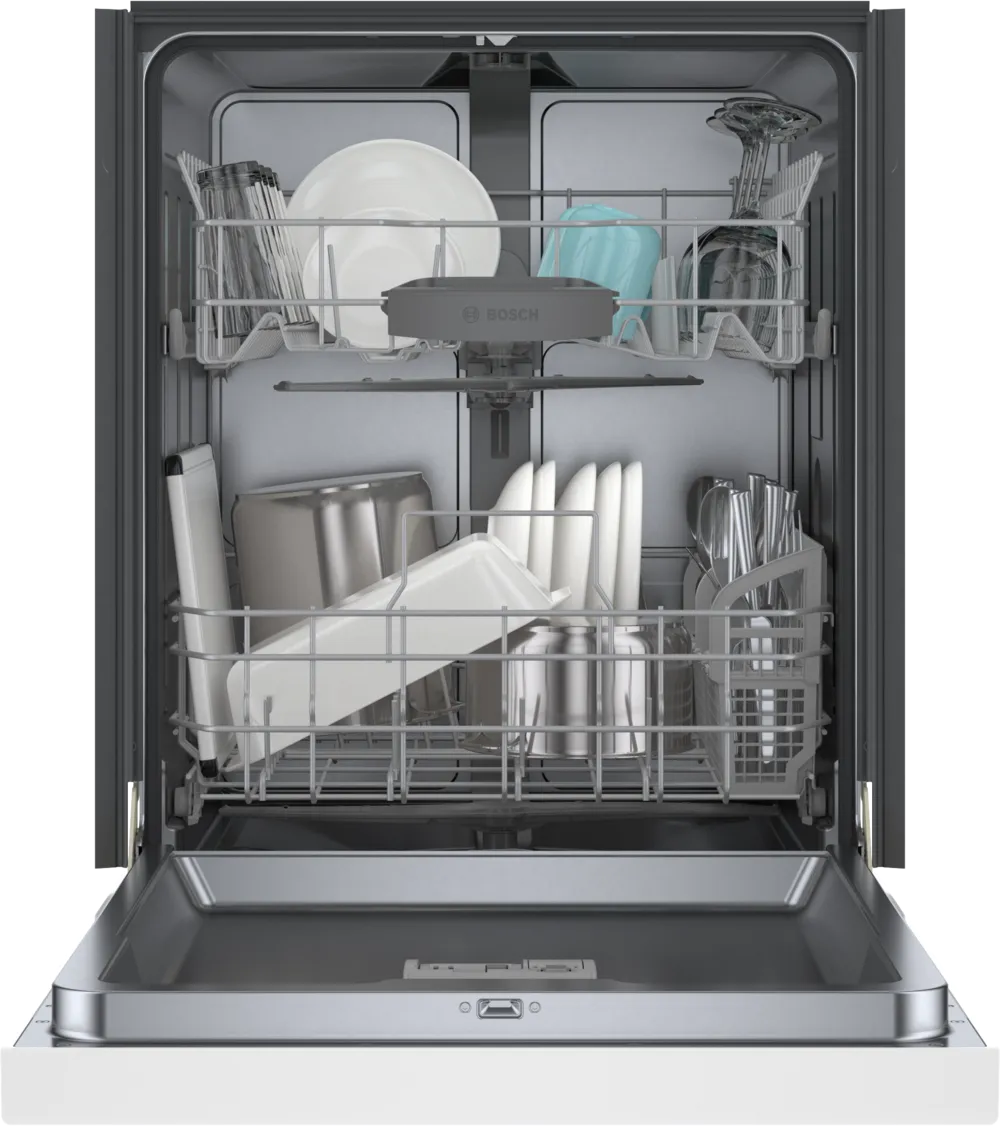 Bosch 100 Series, built-under dishwasher, 24'', White