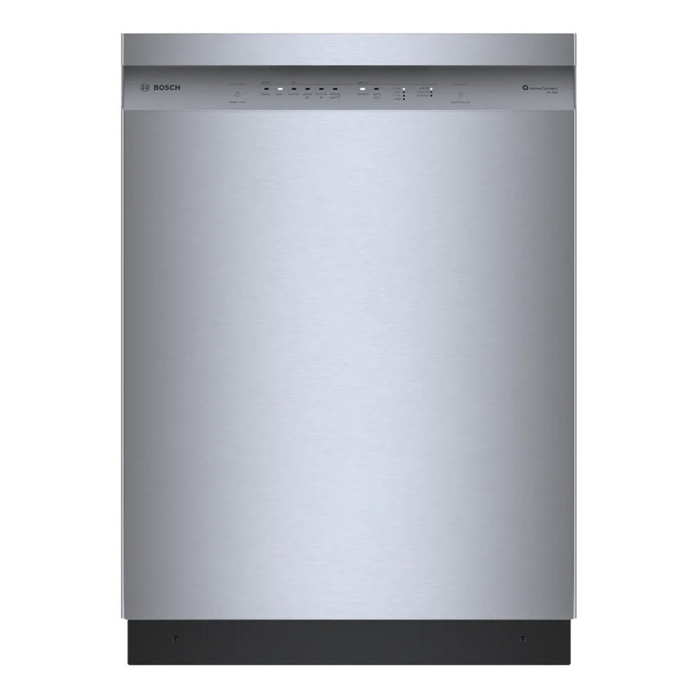 Bosch 100 Series, built-under dishwasher, 24'', Brushed steel anti-fingerprint