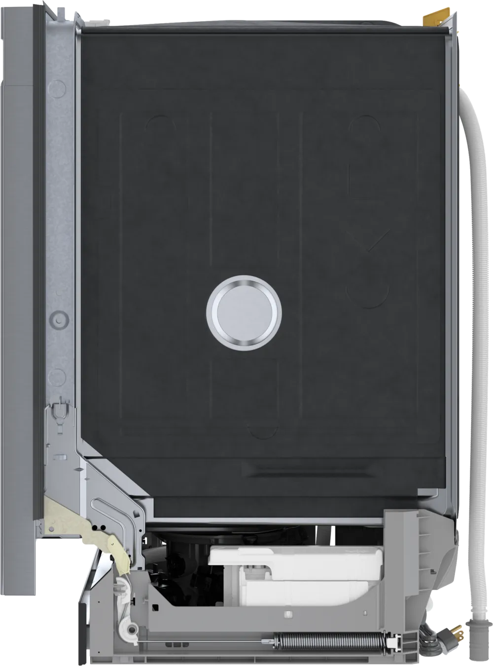 Bosch 100 Series, built-under dishwasher, 24'', Brushed steel anti-fingerprint