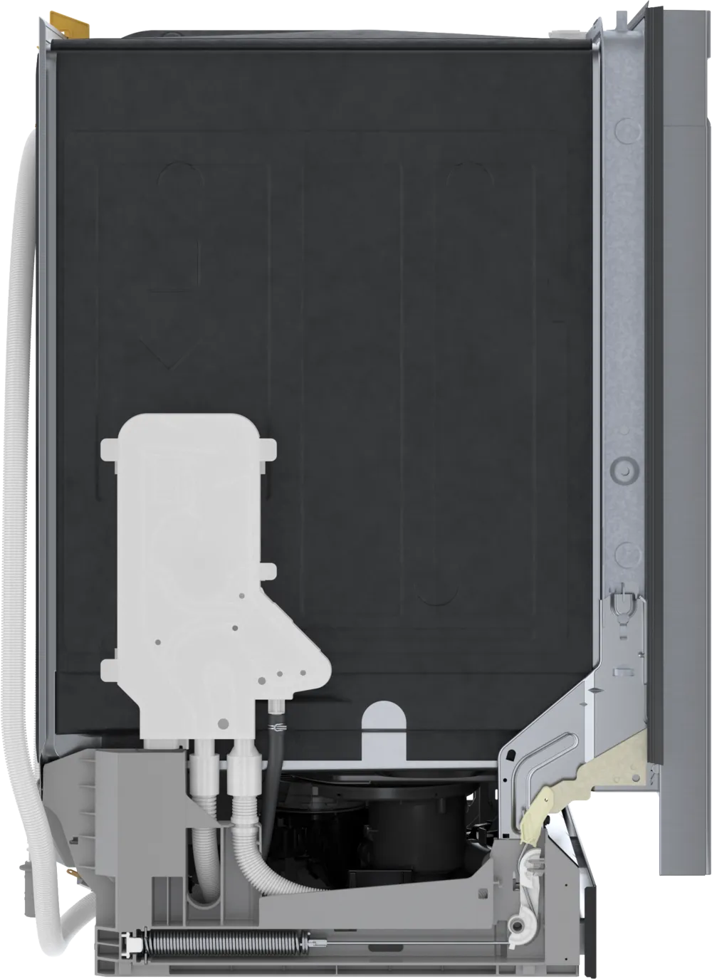 Bosch 100 Series, built-under dishwasher, 24'', Brushed steel anti-fingerprint