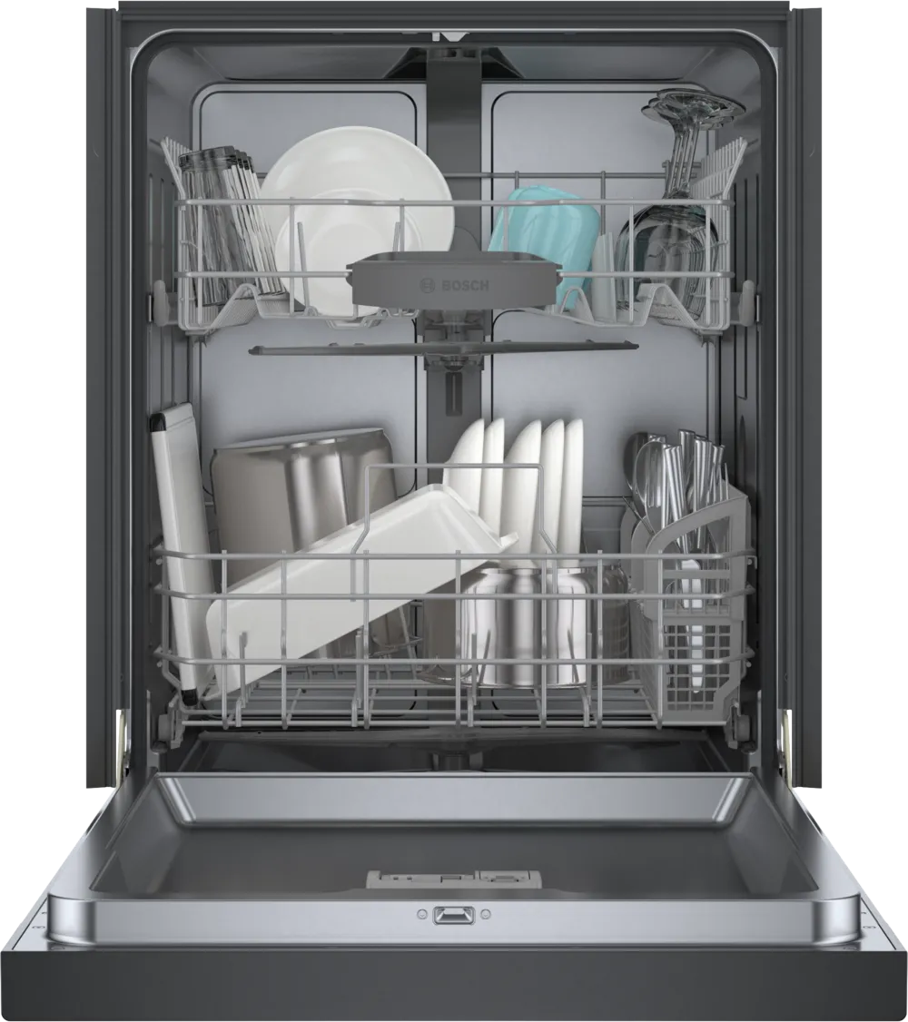 Bosch 100 Series, built-under dishwasher, 24'', Black