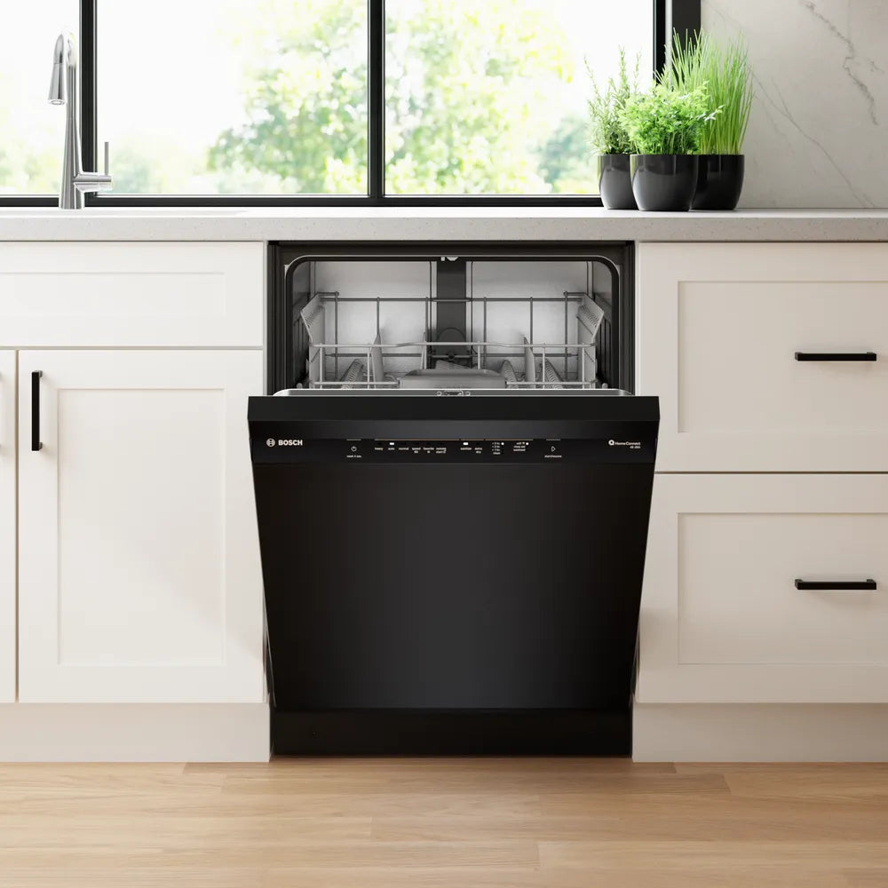 Bosch 100 Series, built-under dishwasher, 24'', Black