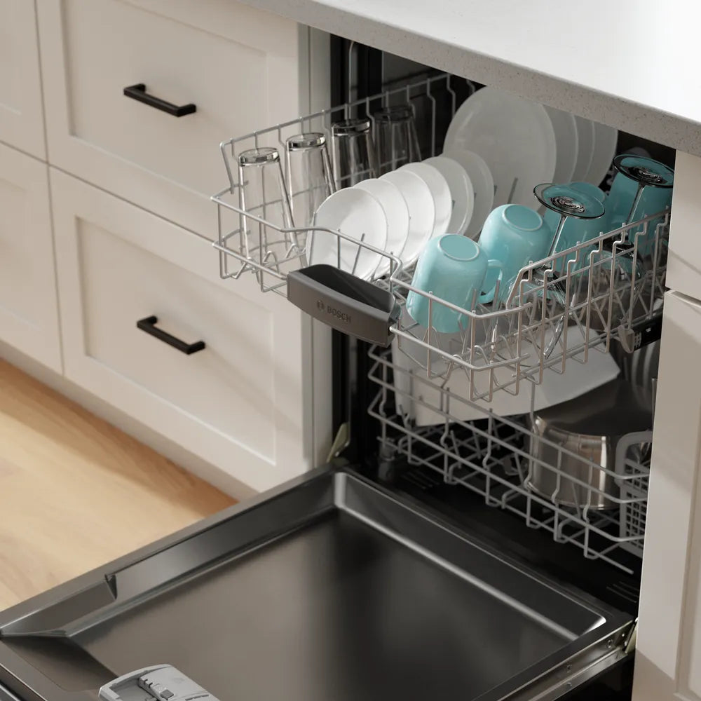 Bosch 100 Series, built-under dishwasher, 24'', Black