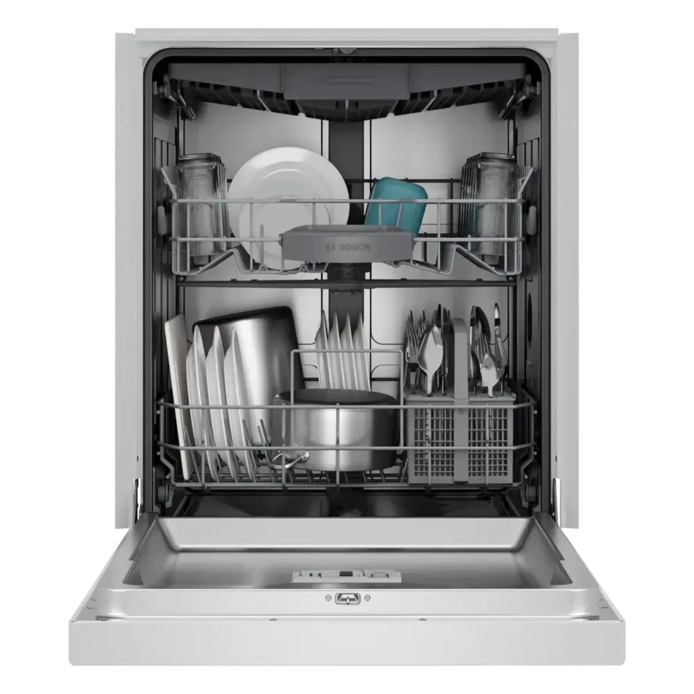 Bosch 300 Recessed Handle, 48 dBA, Standard 3rd Rack, PureDry - WH