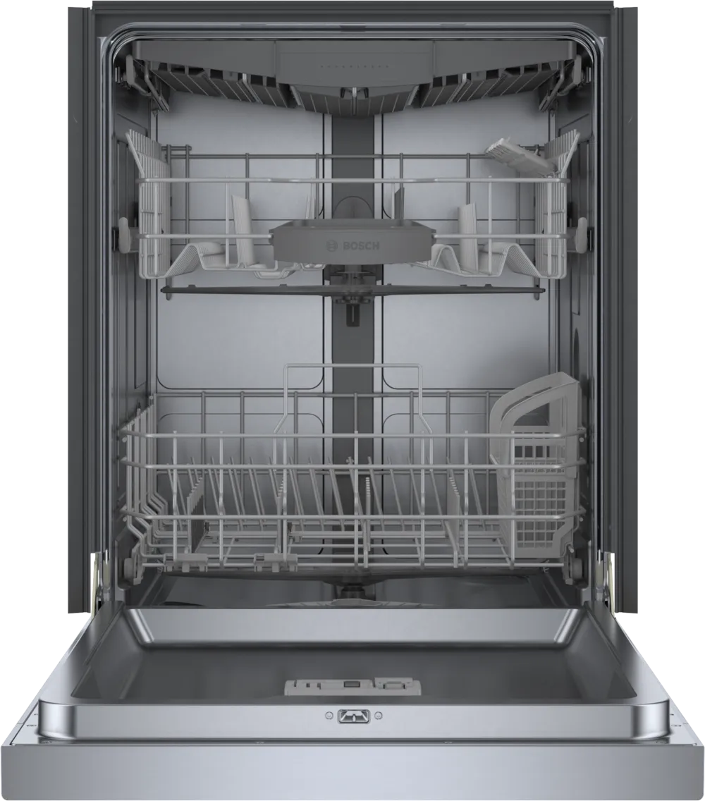 Bosch 300 Series, built-under dishwasher, 24'', Brushed steel anti-fingerprint