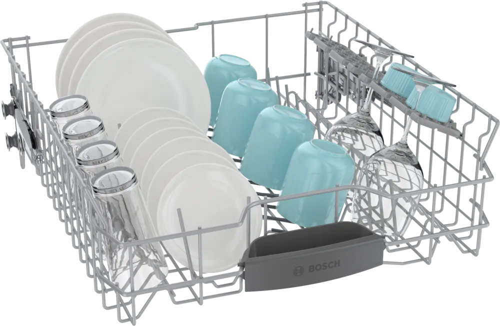 Bosch 300 Series, built-under dishwasher, 24'', Brushed steel anti-fingerprint