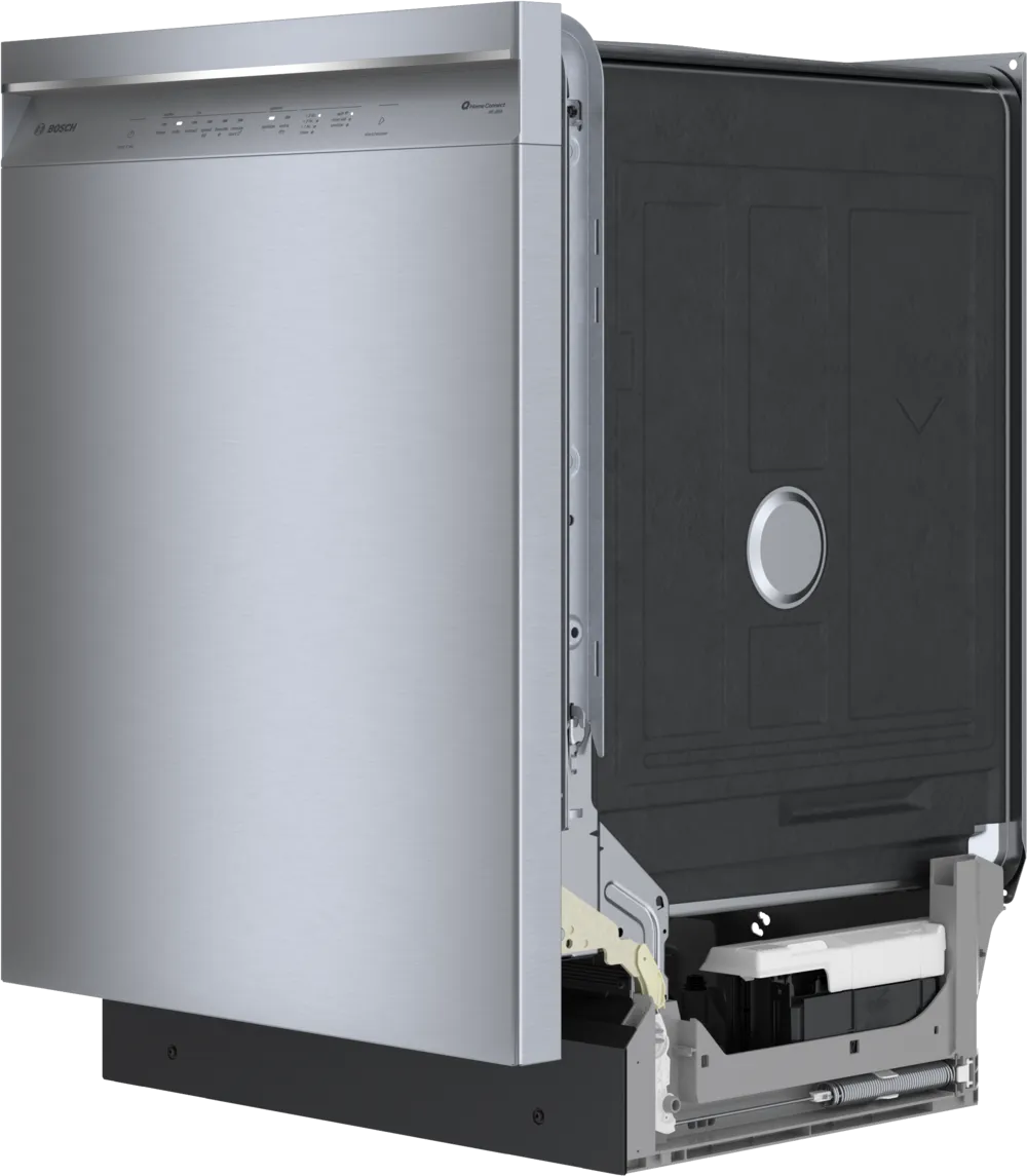 Bosch 300 Series, built-under dishwasher, 24'', Brushed steel anti-fingerprint