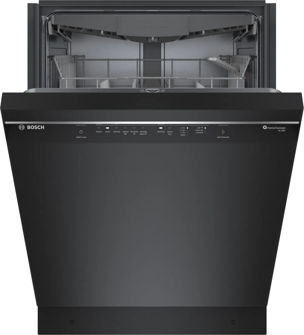 Bosch 300 Series, built-under dishwasher, 24'', Black