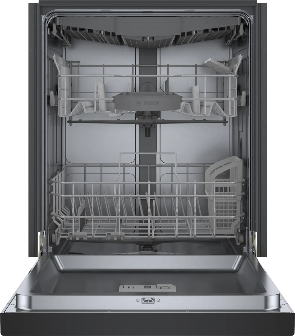 Bosch 300 Series, built-under dishwasher, 24'', Black