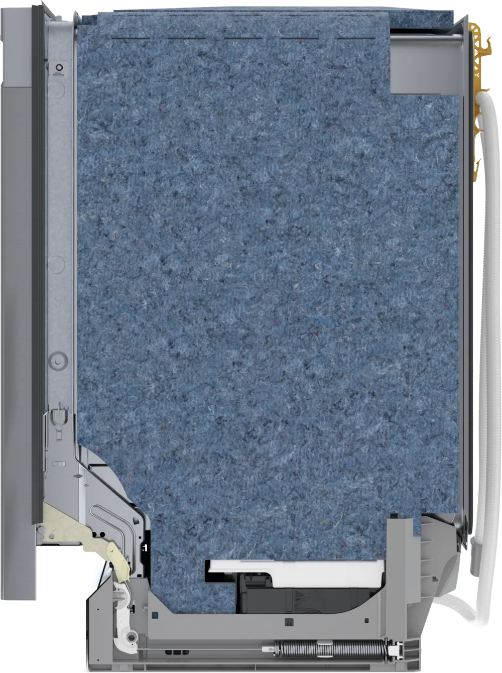 Bosch 300 Series, built-under dishwasher, 24'', Brushed steel anti-fingerprint