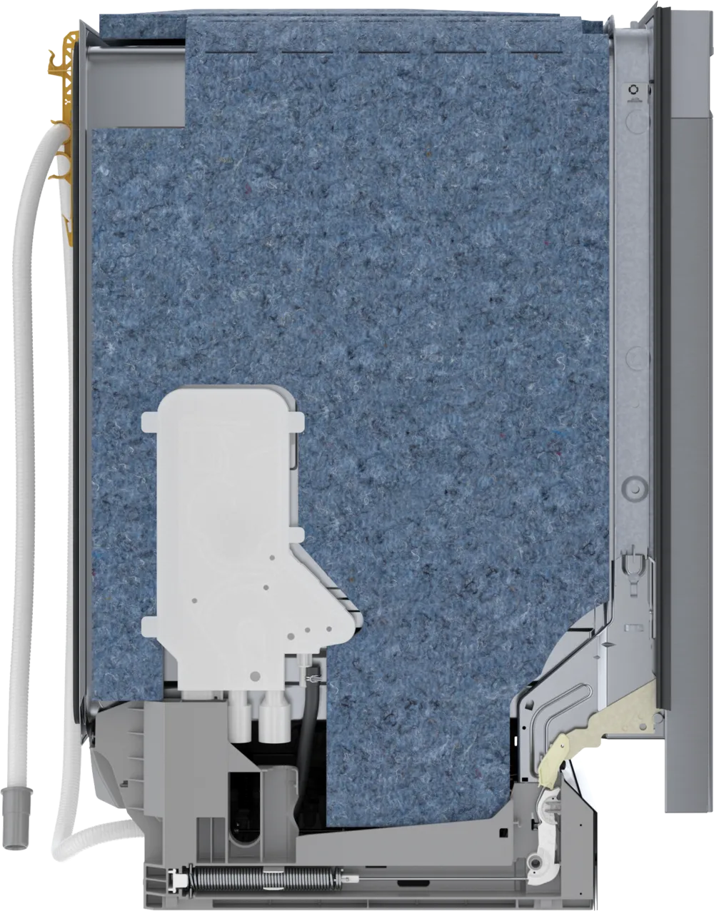 Bosch 300 Series, built-under dishwasher, 24'', Brushed steel anti-fingerprint