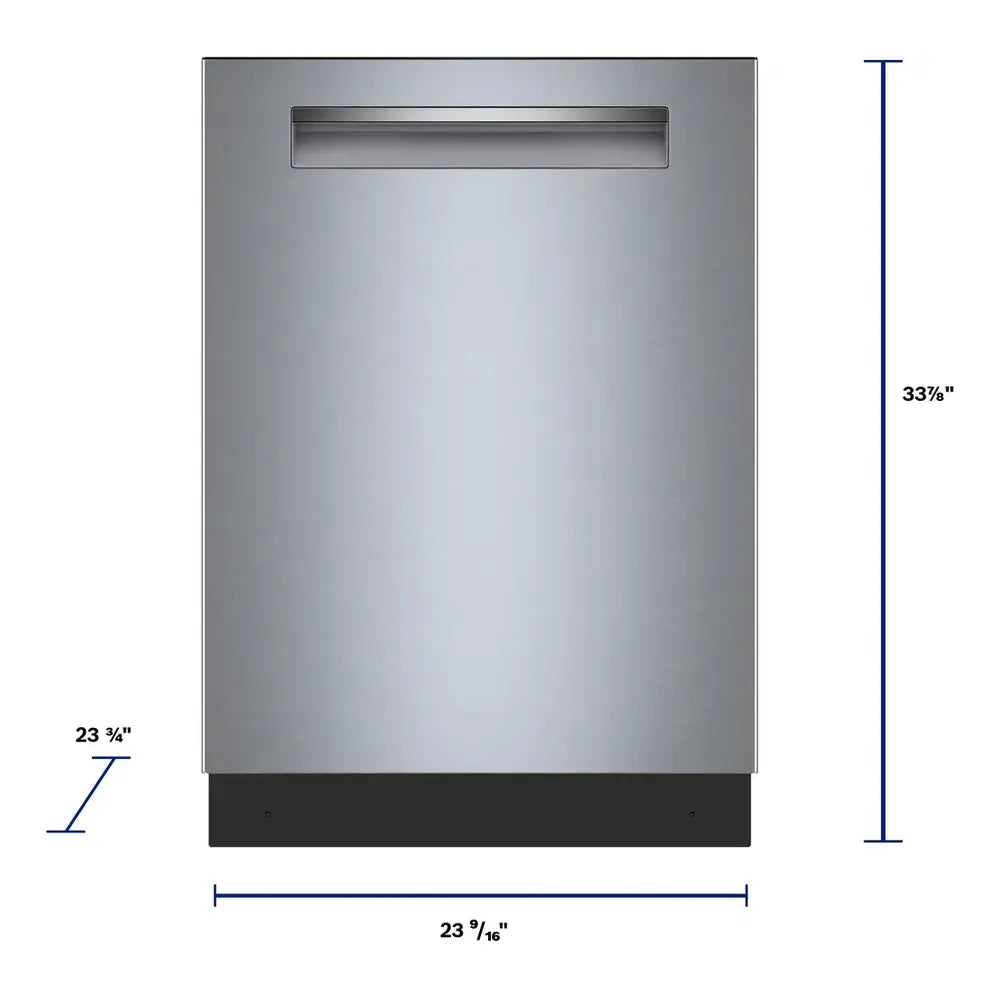 Bosch 500 Series, built-under dishwasher, 24'', Brushed steel anti-fingerprint