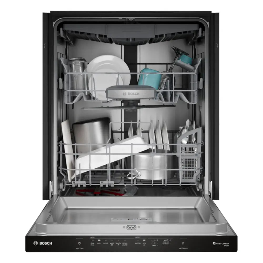 Bosch 500 Series, built-under dishwasher, 24'', Black