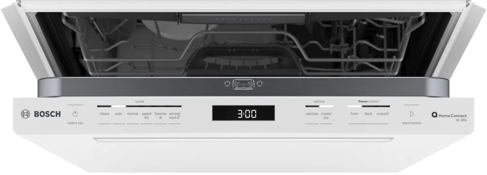 Bosch 800 Series, built-under dishwasher, 24'', White