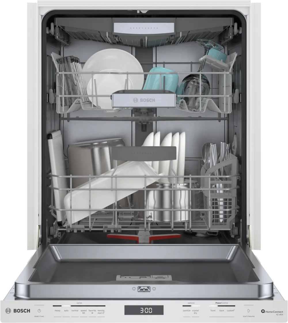 Bosch 800 Series, built-under dishwasher, 24'', White