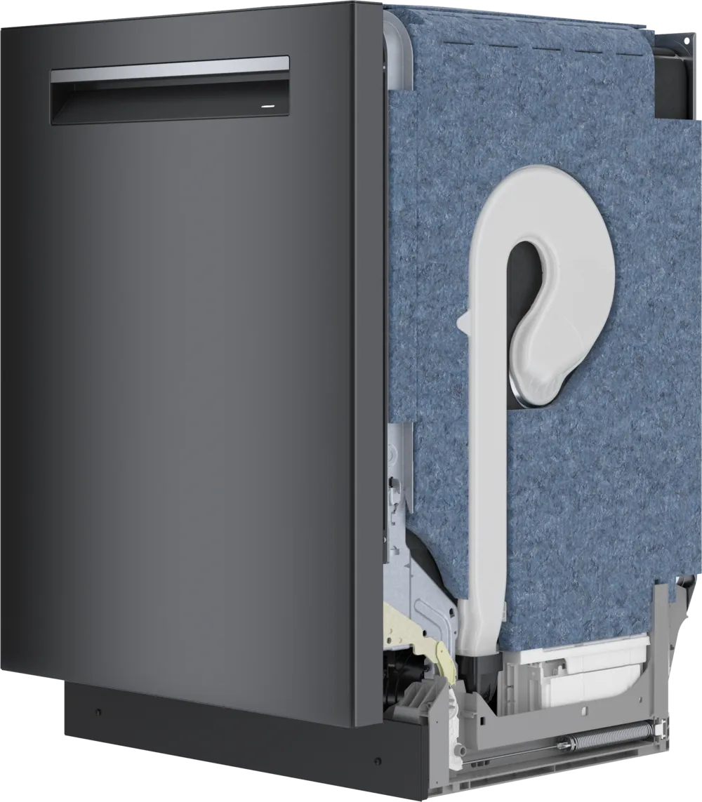 Bosch 800 Series, built-under dishwasher, 24'', Brushed black steel anti-fingerprint