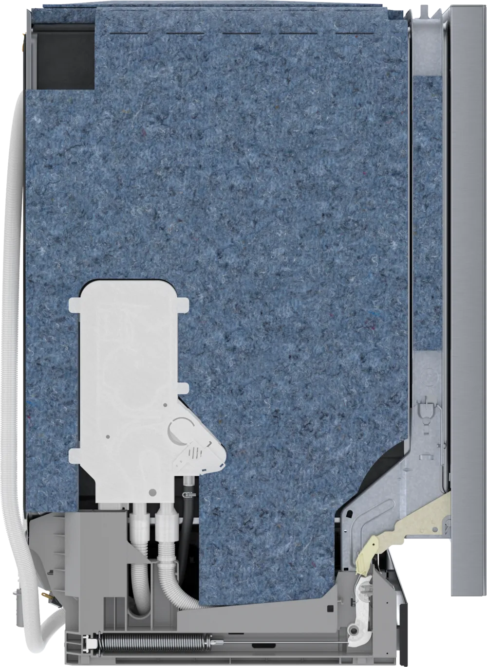 Bosch 800 Series, built-under dishwasher, 24'', Brushed steel anti-fingerprint