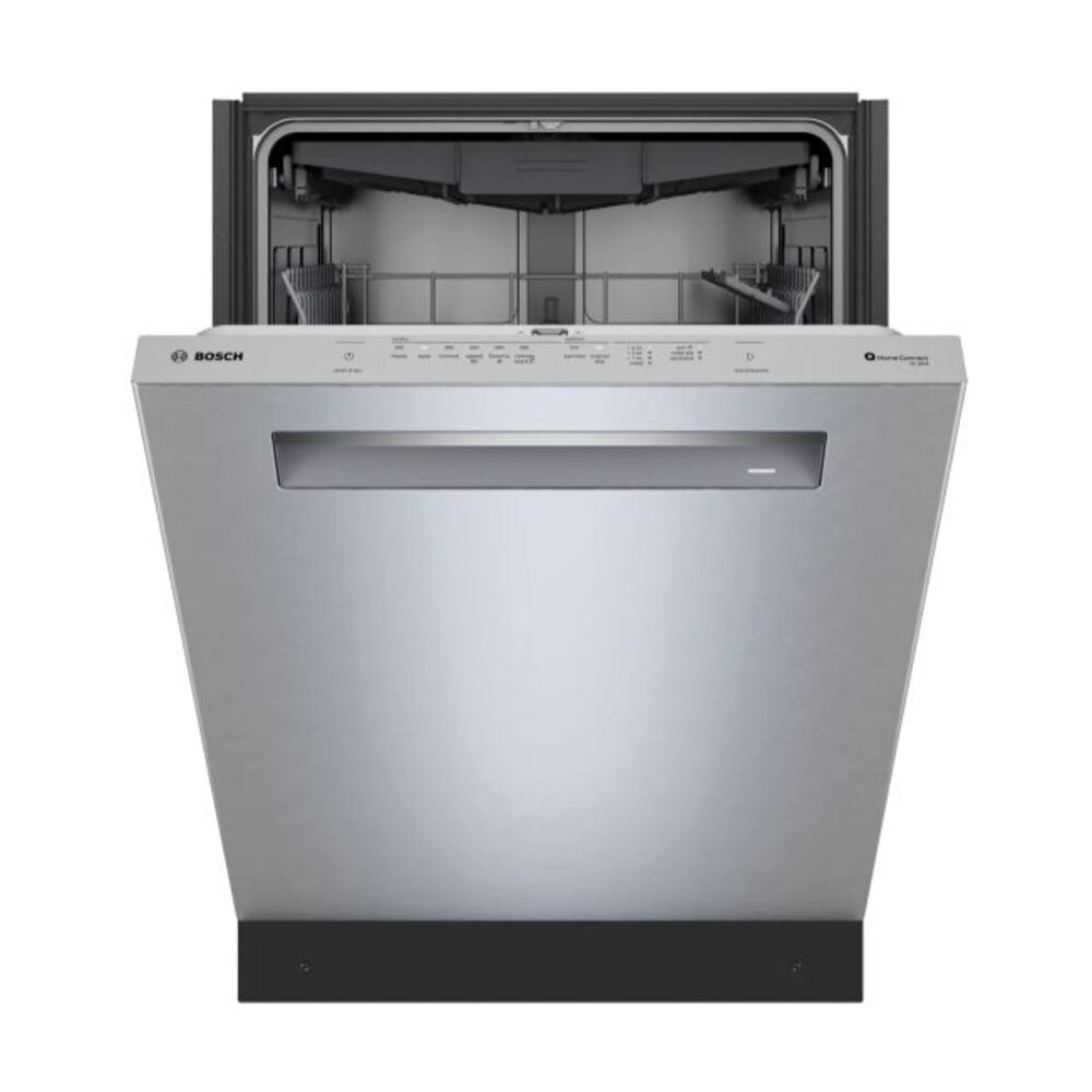 Bosch 800 Series, built-under dishwasher, 24'', Brushed steel anti-fingerprint