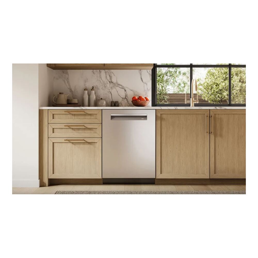 Bosch 800 Series, built-under dishwasher, 24'', Brushed steel anti-fingerprint