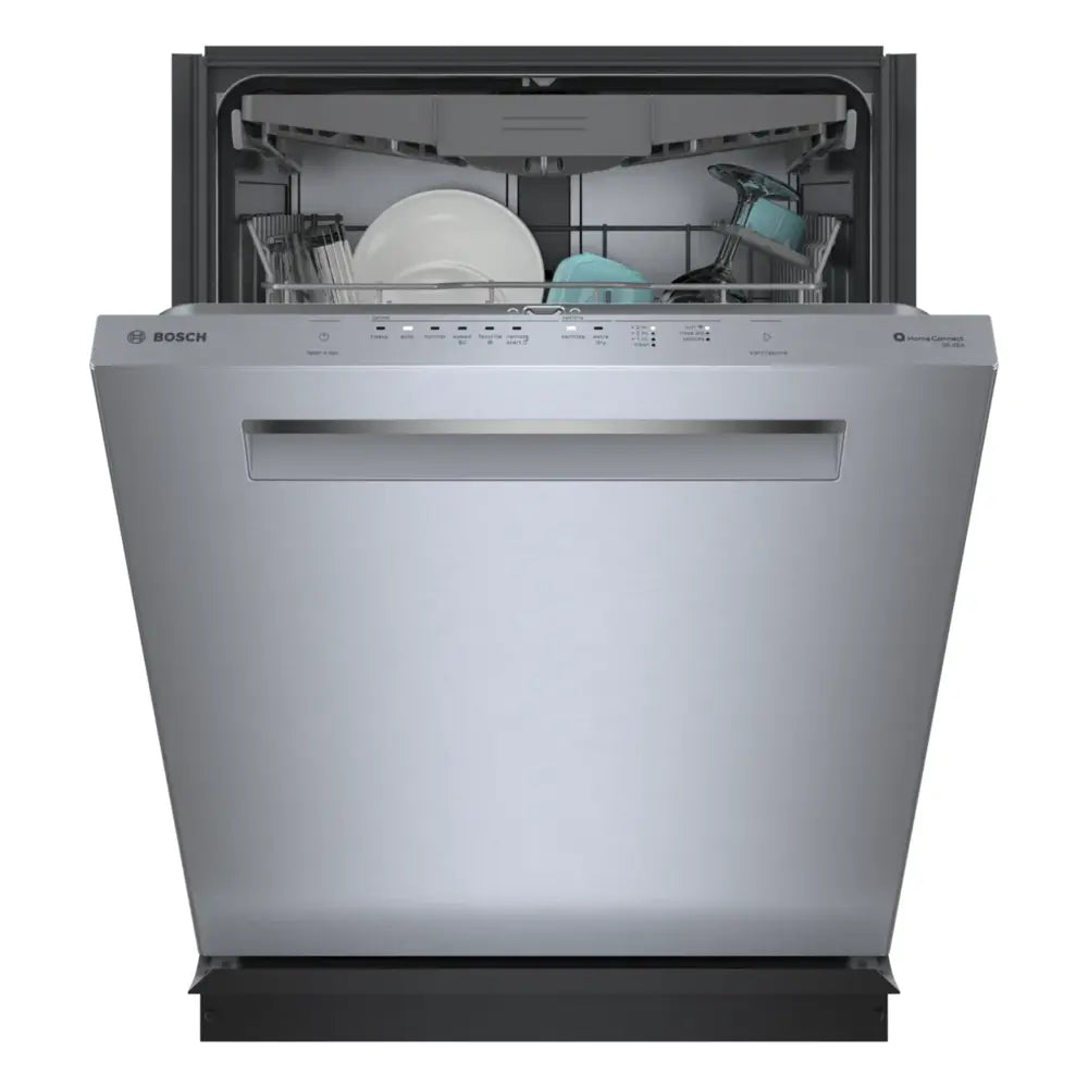 Bosch 500 Series, built-under dishwasher, 24'', Brushed steel anti-fingerprint