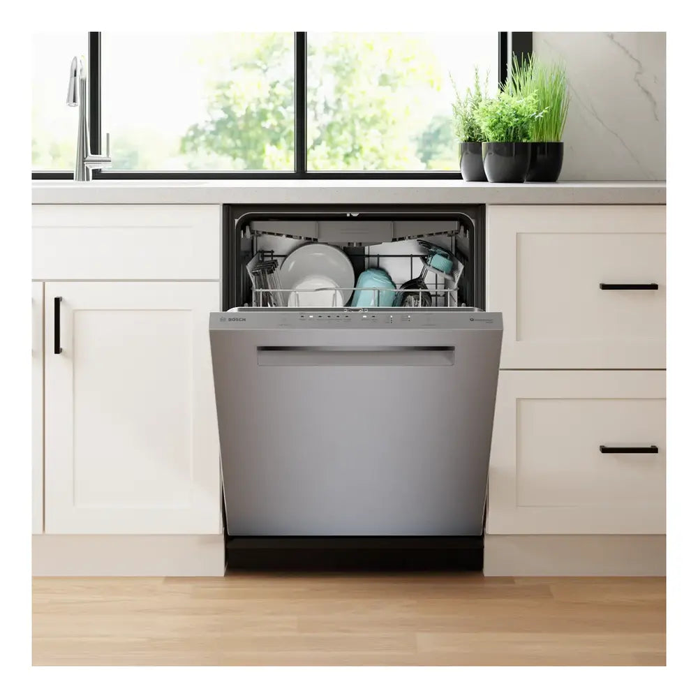 Bosch 500 Series, built-under dishwasher, 24'', Brushed steel anti-fingerprint