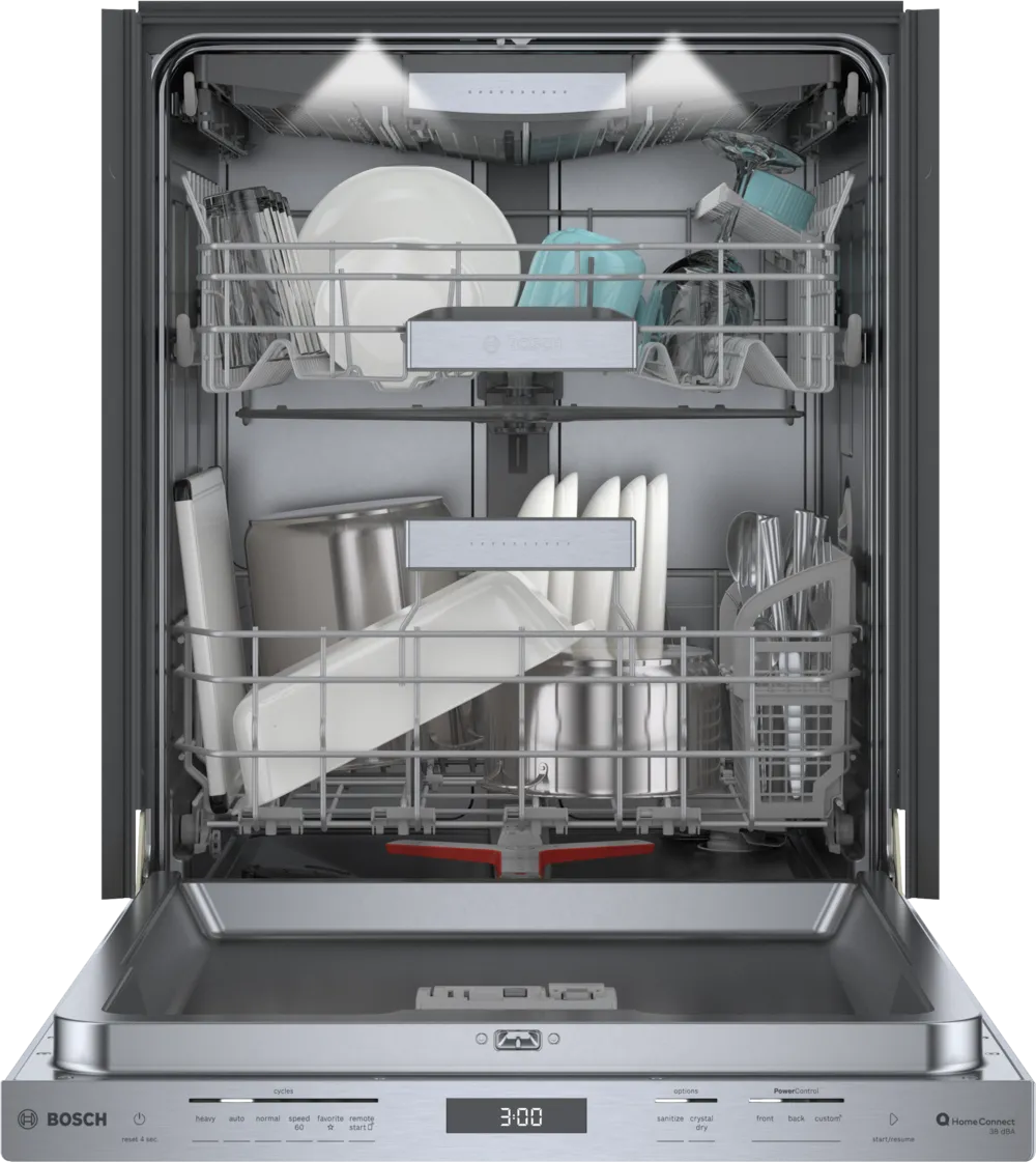 Bob Martin Benchmark®, built-under dishwasher, 24'', Brushed steel anti-fingerprint