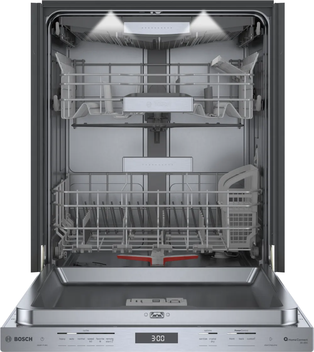 Bob Martin Benchmark®, built-under dishwasher, 24'', Brushed steel anti-fingerprint