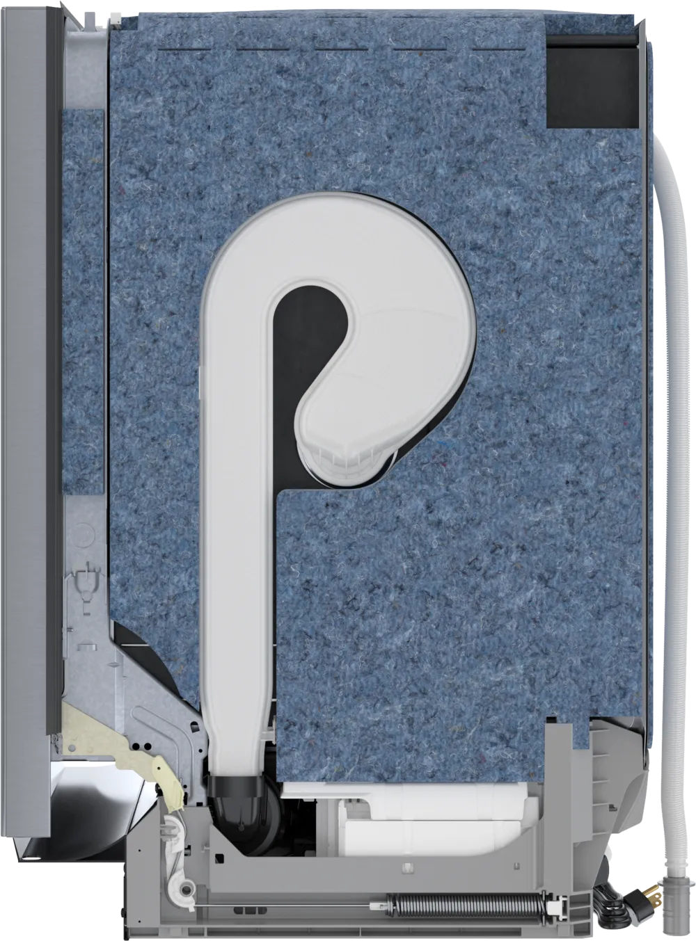 Bob Martin Benchmark®, built-under dishwasher, 24'', Brushed steel anti-fingerprint