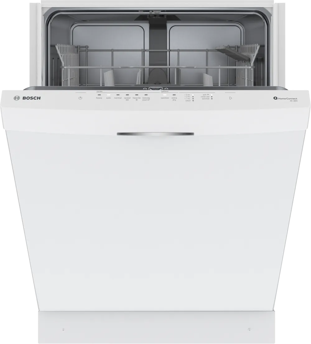 Bosch 300 Series, built-under dishwasher, 24'', White