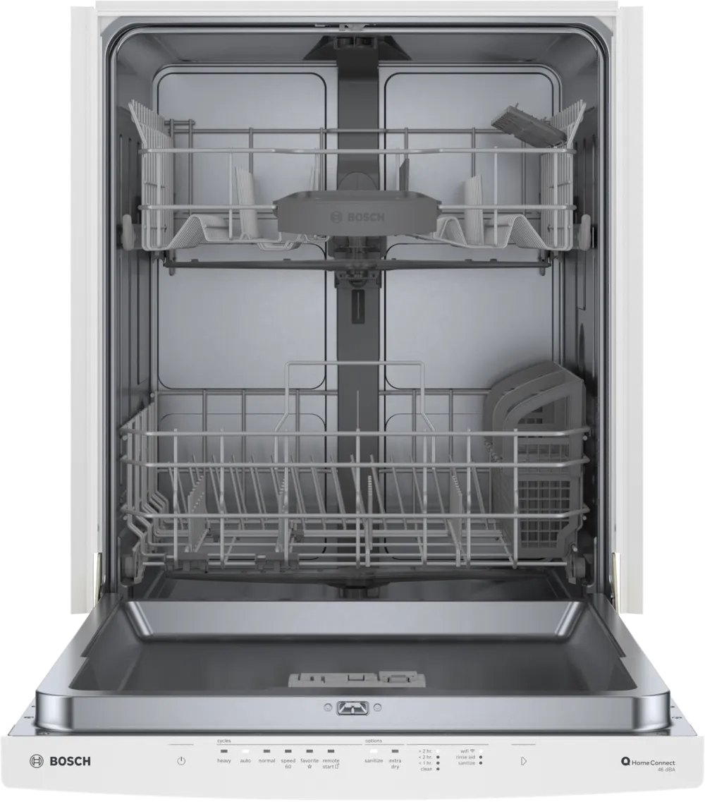Bosch 300 Series, built-under dishwasher, 24'', White