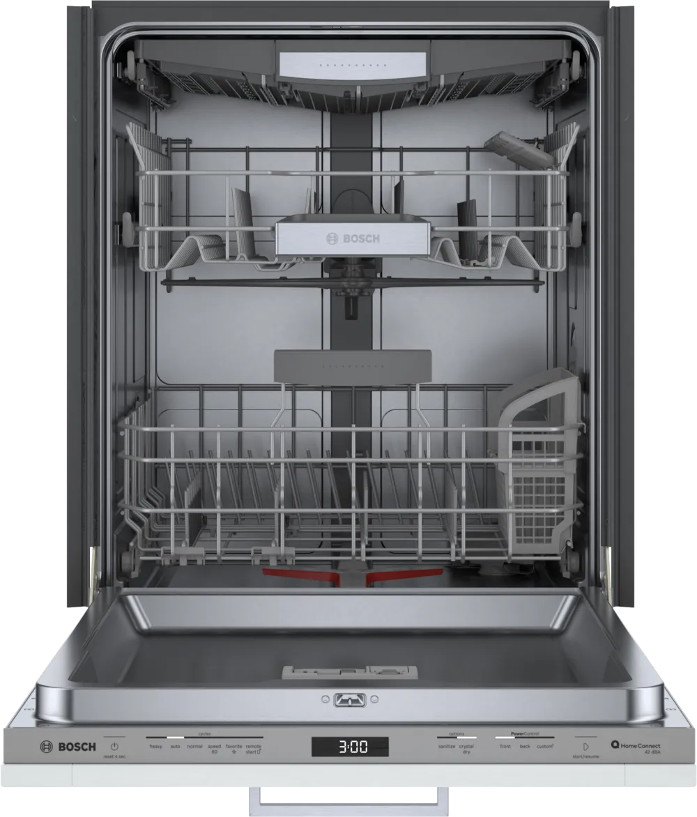 Bosch 800 Series, fully-integrated dishwasher, 24''
