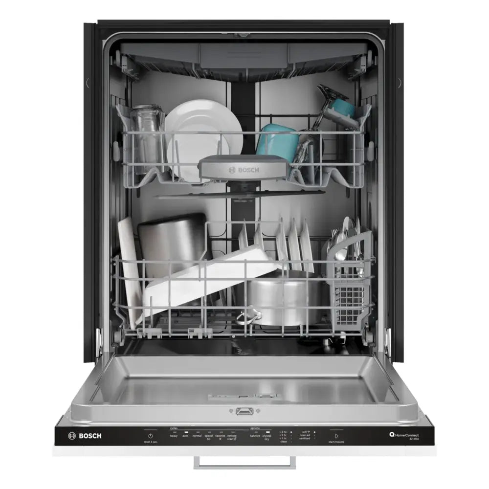 Bosch 800 Series, fully-integrated dishwasher, 24''