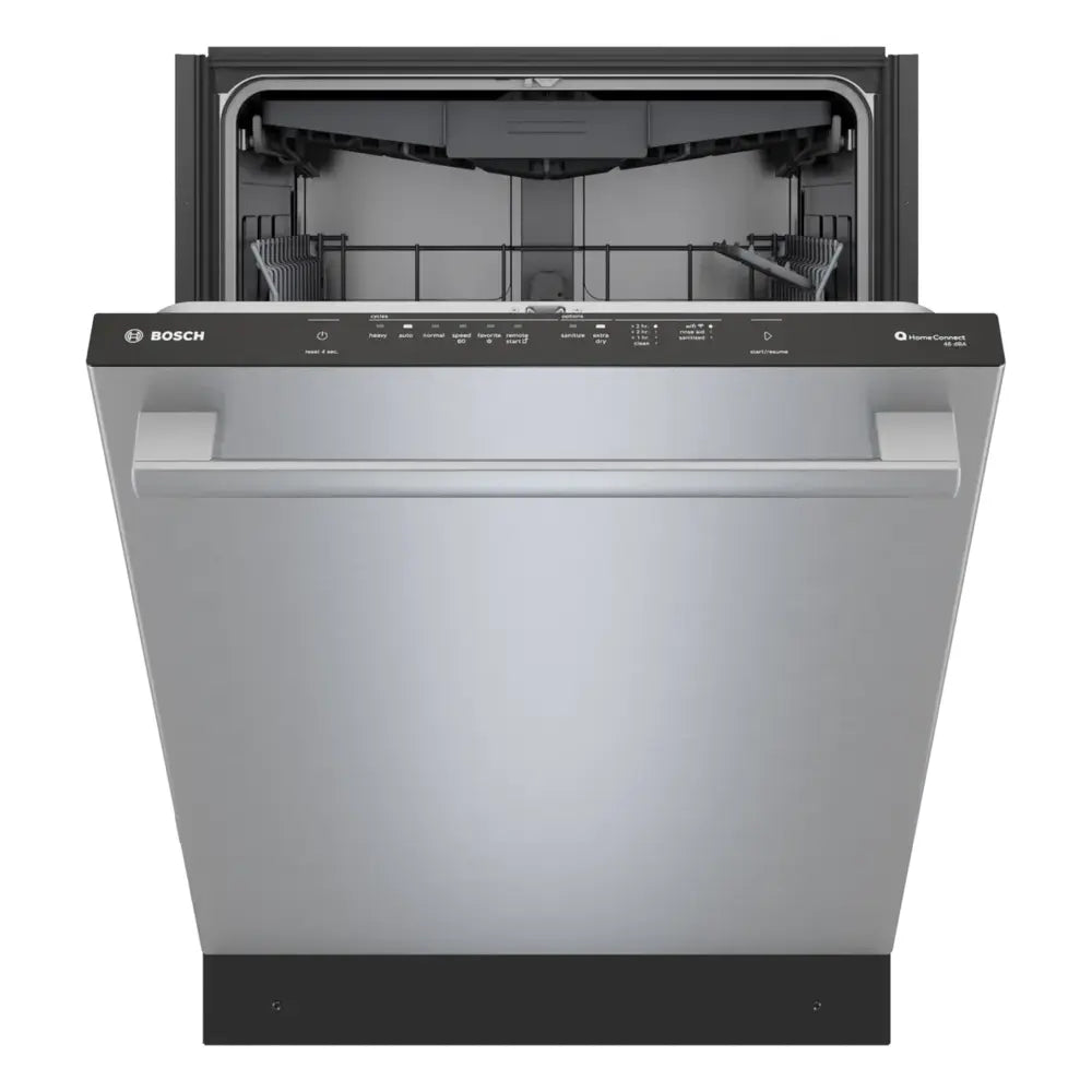 Bosch 300 Series, built-under dishwasher, 24'', Brushed steel anti-fingerprint