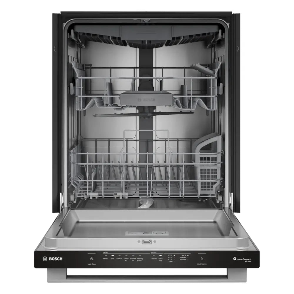 Bosch 300 Series, built-under dishwasher, 24'', Brushed steel anti-fingerprint