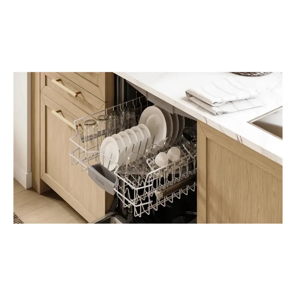 Bosch 300 Series, built-under dishwasher, 24'', Brushed steel anti-fingerprint