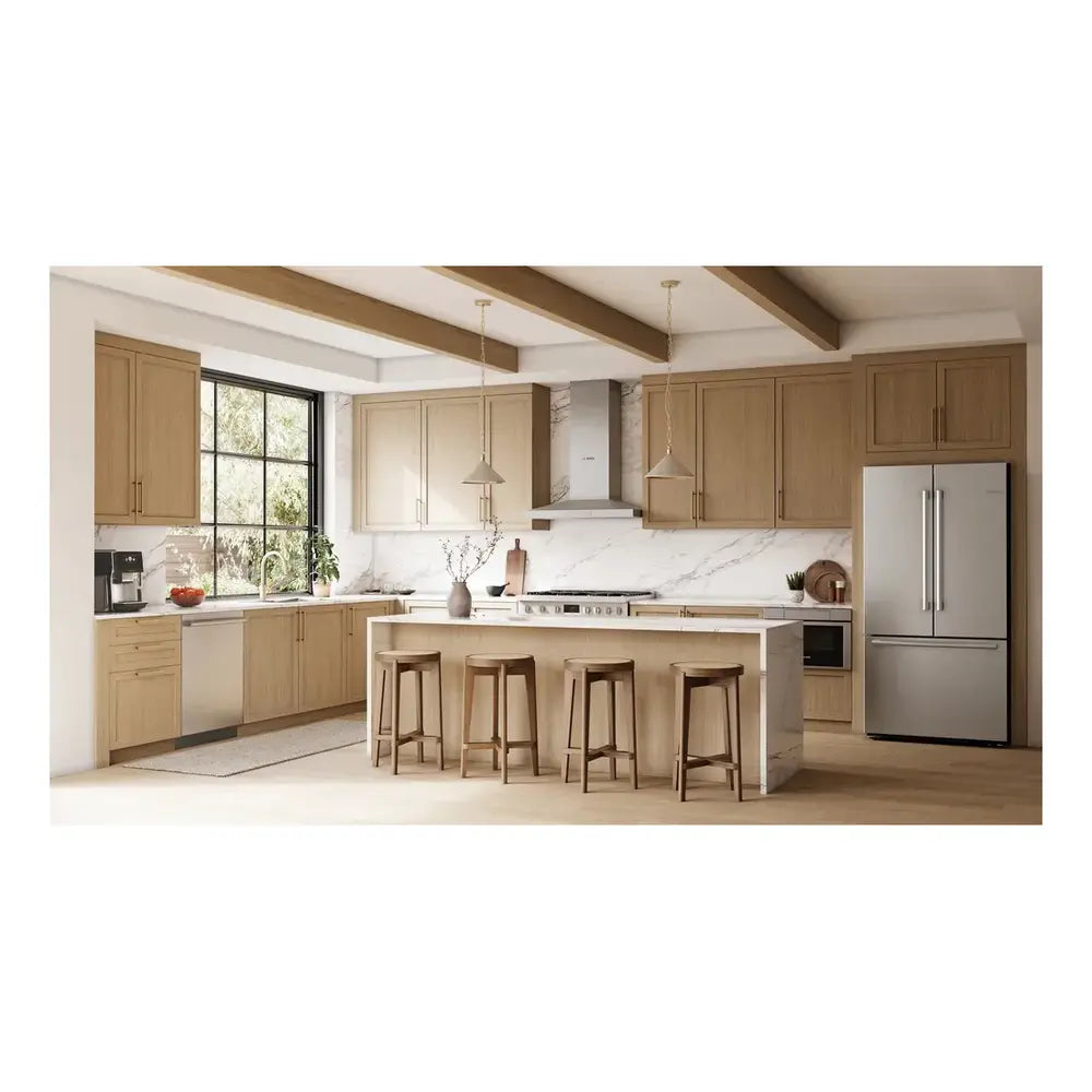 Bosch 300 Series, built-under dishwasher, 24'', Brushed steel anti-fingerprint