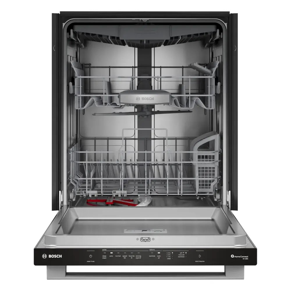 Bosch 500 Series, built-under dishwasher, 24'', Brushed steel anti-fingerprint